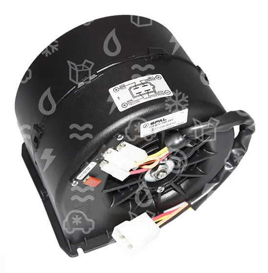 ventilátor výparníkový radiální SPAL 009-B70-74D, 3 rychlostní 530 m3/h, 24V